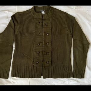 Venus Army Green Cardigan